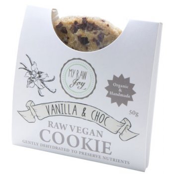 Cookie Raw Vanille et Chocolat Bio, 50g