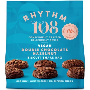 Biscuits Double Chocolat-Noisette Sans Gluten Bio, 135g