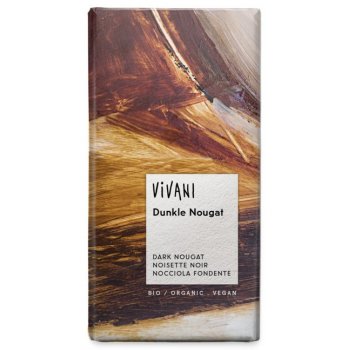Vivani Chocolat Noir Nougat Bio, 100g
