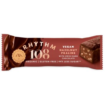 Rhythm 108 Chocolat Noisettes Praliné Sans Gluten Bio, 33g