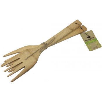 Bambou utensiles de cuisine fourchettes, 30cm