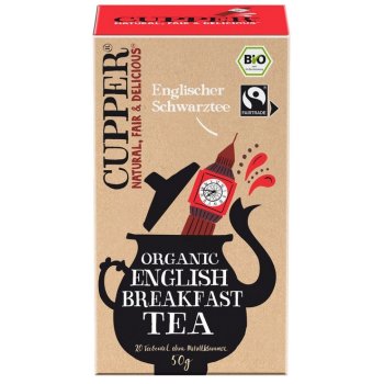 Thé English Breakfast Tea Fairtrade Bio, 20 Sachets
