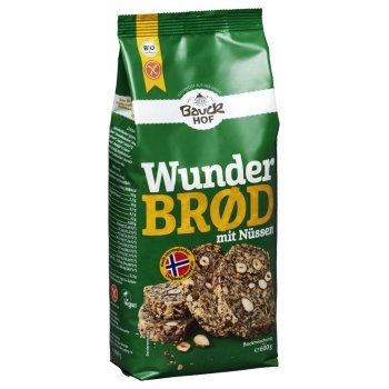 Bread Baking Mix Wunderbrød Nuts & Almonds Gluten Free Organic, 600g