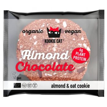 KOOKIE CAT Amandes & Chocolat Biscuits sans gluten Bio, 50g