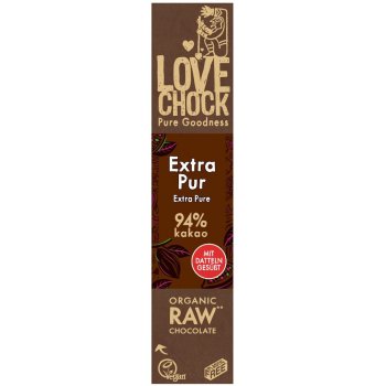 Lovechock Chocolat Extra Pure 94% RAW Bio, 40g