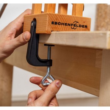 Floconneuse avec entonnoir en bois Eschenfelder