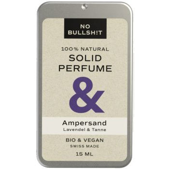 No Bullsh!t Solid Parfum Ampersand #sansplastique, 15ml
