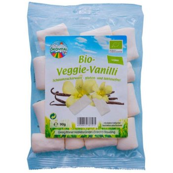Guimauve Veggie Vanillie Mellows Vegan Marshmallows Bio, 90g