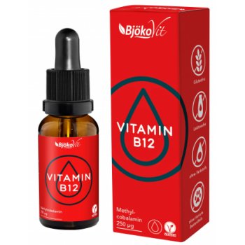 Vitamin B12 Methylcobalamin 600 gouttes Vegan 250µg