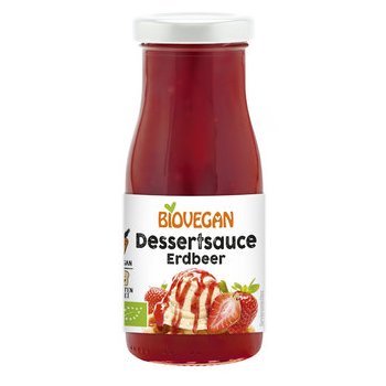 Sauce dessert fraise Bio, 150ml
