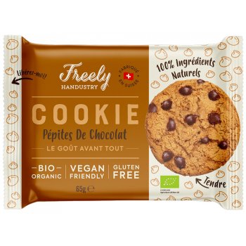 Freely Cookie Pépites de chocolat Sans Gluten Bio, 65g