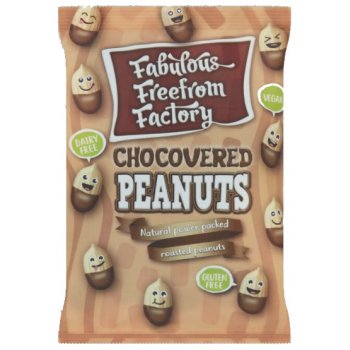 Chocovered Peanuts Cacahuètes enrobées de chocolat Végétalien, 65g