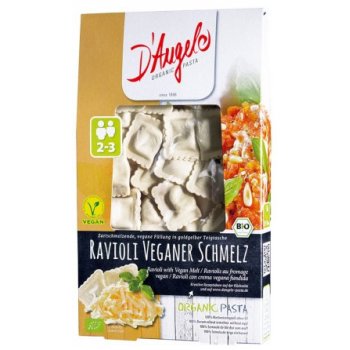 D'Angelo Ravioli farci avec râpé végétal Bio, 250g D'Angelo Ravioli farci avec râpé végétal Bio, 250g
