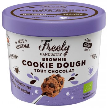 Cookie Dough Brownie Bio, 100g