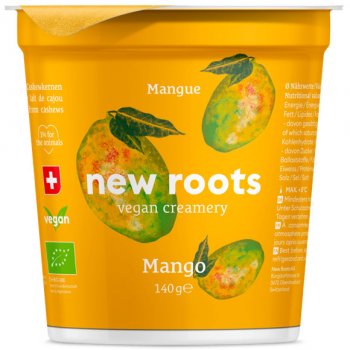 New Roots MANGUE Alternative Végétalien au yaourt Bio, 140g