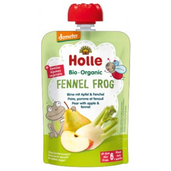 Holle Babyfood Fennel Frog Pouchy Demeter, 100g