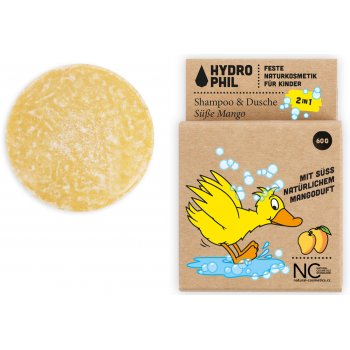 Shampooing et douche pour enfants 2en1 canard à la mangue, 60g