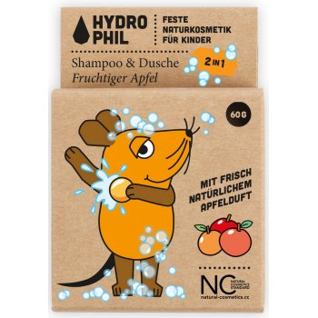 Shampooing et douche pour enfants 2en1 pomme fruitée souris, 60g
