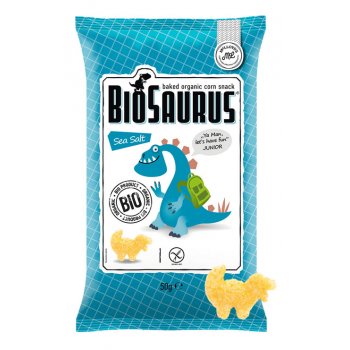 Chips Biosaurus Junior sel marin Bio, 50g