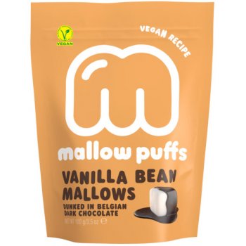 Guimauve Vegan Marshmallows Mallow Puffs Vanille, 100g