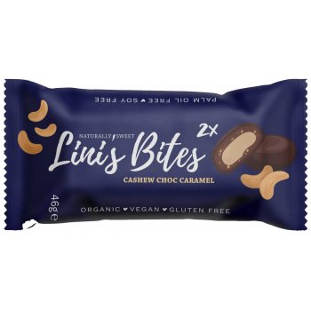 Pralinis Lini's Bites Choc Caramel Organic, 46g