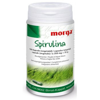 Spirulina capsules végétal, 100 caps.