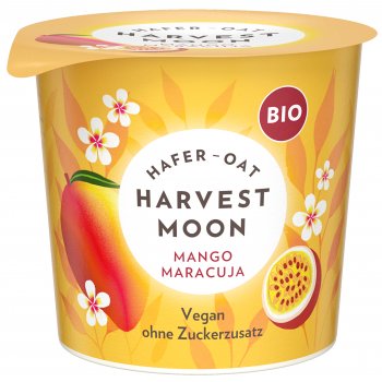 Avoine Mangue Maracuja Alternative végétalienne au yaourt Bio, 275g