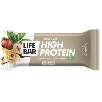 Protein Bar Lifebar Nuts & Vanilla Organic, 40g