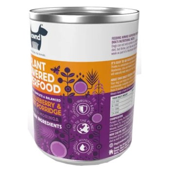 Nourriture humide HOWND Porridge myrtille & noix de coco, 400g