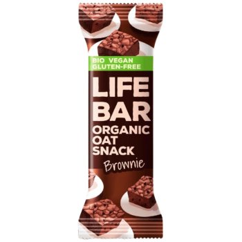 Lifebar Energy Bar Oat Snack Brownie Organic, 40g