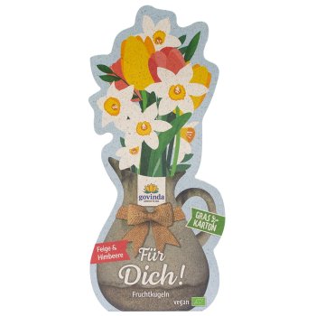 "Vera the Vase" fruit confectionery with fig & raspberry Organic, 60g