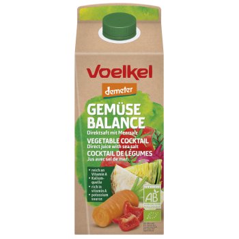 Gemüse Balance 100% Direktsaft Demeter, 750ml