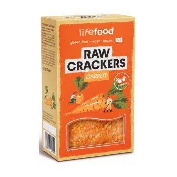 Crackers Crus carotte Bio, 80g