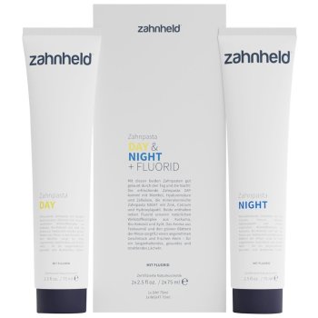 Toothpaste Day & Night + Fluoride, 2×75ml