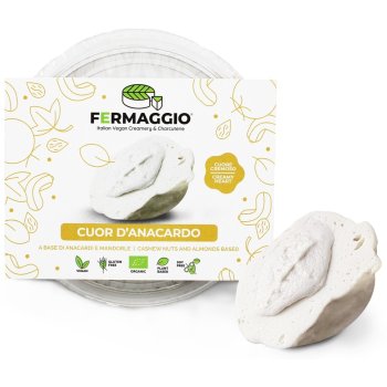 *DISCOUNT: BBD 03.10.25* Vegan Alternative to Burrata Cashew Heart Organic, 140g