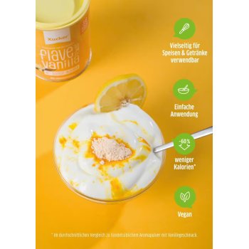 *AKTION: MHD 31.10.25* Flave Powder Geschmackspulver Vanille, 120g