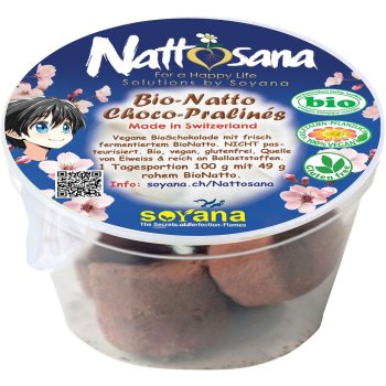 *AKTION: MHD 10.10.25* Soyana Natto-Choco-Pralinés Bio, 100g