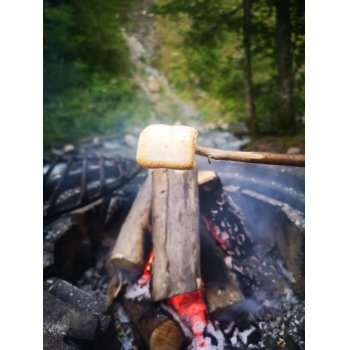 *RABAIS: DLUO 04.11.25* Guimauve Jumbo Marshmallows Camper Vanilla, 200g
