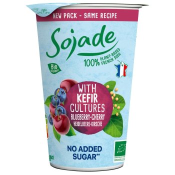 Kefir Heidelbeer-Kirsch Sojade Bio, 250g