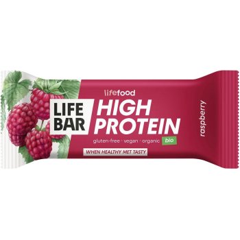 Proteinriegel Lifebar Protein Himbeere Raw Bio, 40g