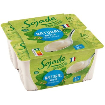 *RABAIS: DLUO 01.11.25* Sojade So Soya! Nature, Bio, 4x100g