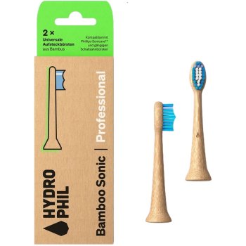 Bamboo Replacement Heads Sonic Professional, 2 piece