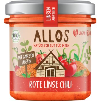 Red Lentil Chili Spread Organic, 140g