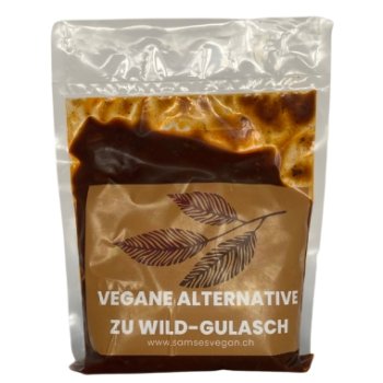 *RABAIS: DLUO 03.11.25* Samses Vegan Alternative au goulasch de gibier, 600g