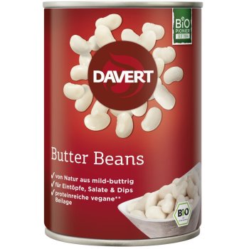 *DISCOUNT - Slightly Defective Goods* Butter Beans Organic, 400g