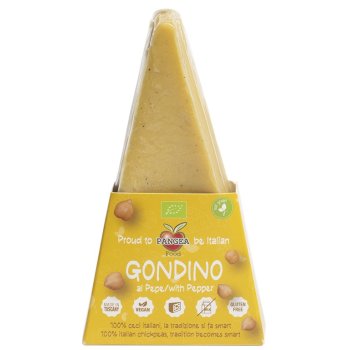 *AKTION: MHD 09.11.25* Gondino Pfeffer Vegane Alternative zu Hartkäse Bio, 150g