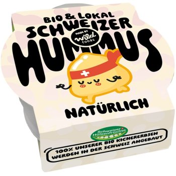 *AKTION: MHD 13.11.25* Schweizer Hummus natürlich Bio, 150g