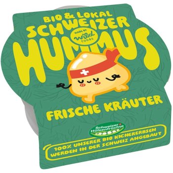 *AKTION: MHD 13.11.25* Schweizer Hummus Frische Kräuter Bio, 150g