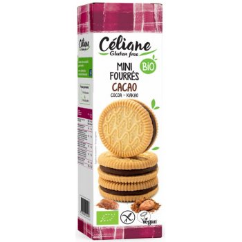 *RABAIS: DLUO 03.12.25* Biscuits Mini Fourrés Cacao Sans Gluten Bio, 125g