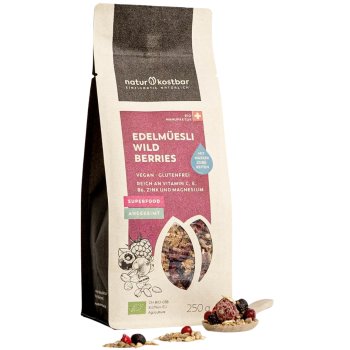 Muesli noble Wild Berries Qualité Crue Bio, 250g